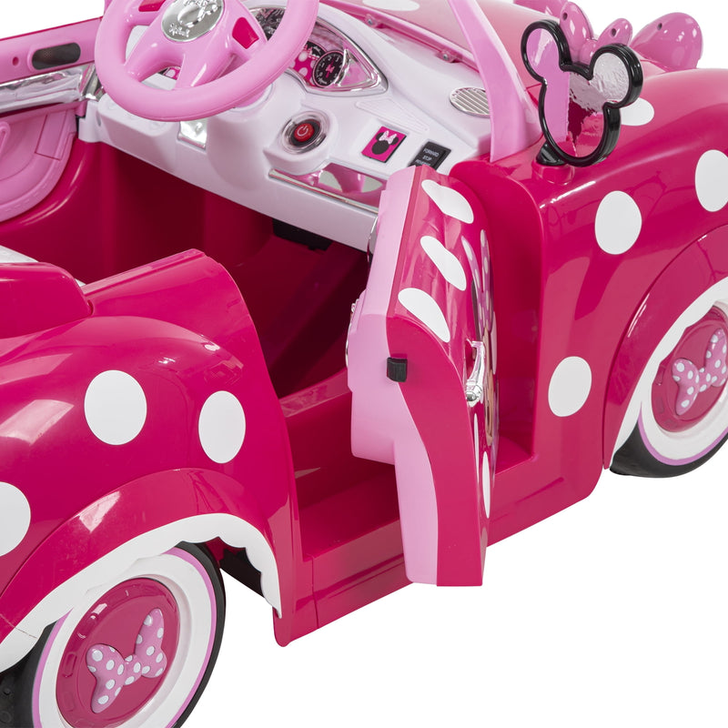 Minnie Mouse 6V Battery-Powered Ride-On Car with Power Wheels Magic Cars 10