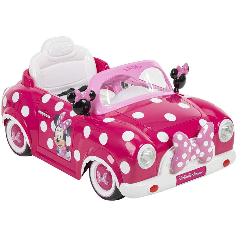 Minnie Mouse 6-Volt Electric Convertible Ride-On Car for Kids Ages 3 and Up Magic Cars 5