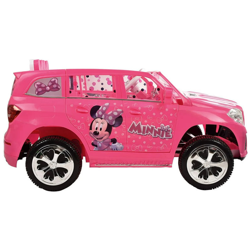 12V Battery-Powered Mercedes GLS Ride-On Car with Minnie Mouse Graphics for Ages 3+ Magic Cars 1