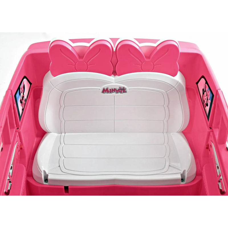 12V Battery-Powered Mercedes GLS Ride-On Car with Minnie Mouse Graphics for Ages 3+ Magic Cars 2