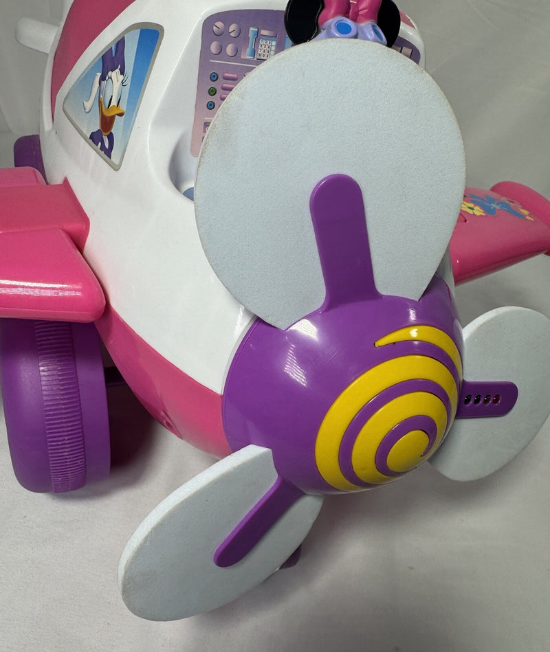 Minnie Mouse Ride-On Airplane Toy with Lights and Sounds in Pink Magic Cars 2