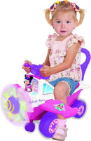 Minnie Mouse Musical Ride-On Plane Toy with Lights and Steering Wheel Magic Cars 1