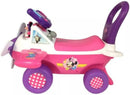 Minnie Mouse Musical Ride-On Plane Toy with Lights and Steering Wheel Magic Cars 3