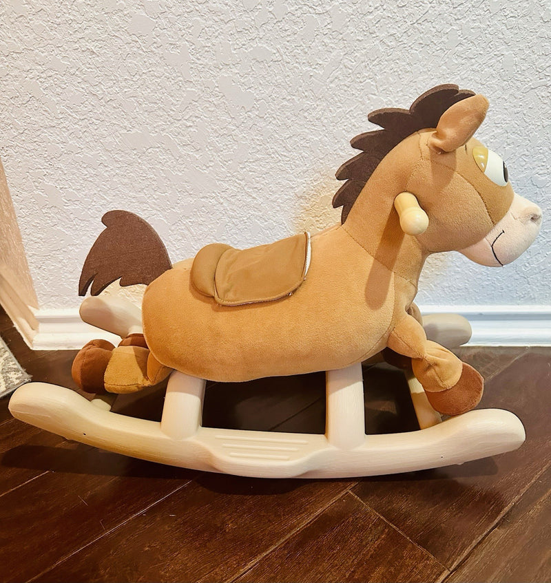 Bullseye Ride-On Rocking Horse Toy with Sound and Music Features Magic Cars 1