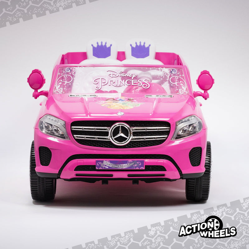 12V Battery-Powered Disney Princess Mercedes GLS 320 Ride-On Car for Ages 3-5, 5 MPH Magic Cars 4