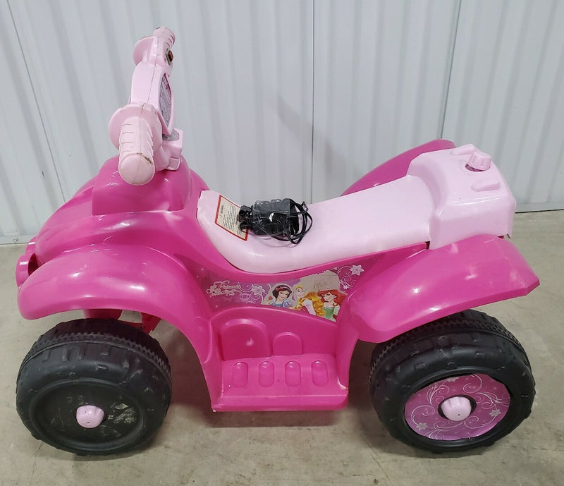 Disney Princess 6V 6-Volt Battery Powered Quad Ride-On with Charger Magic Cars 2