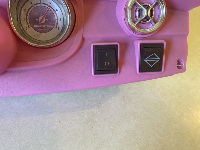 Princess Mercedes Action Wheels Dashboard Assembly with Functional Switches Magic Cars 1