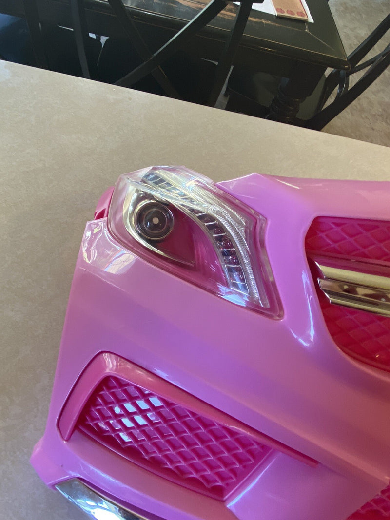 Princess Mercedes Action Wheels Front Bumper Grille and Headlight Assembly Magic Cars 2