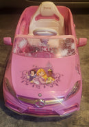6-Volt Battery-Powered Mercedes-Benz Ride-On Car with Disney Princess Design Magic Cars 0