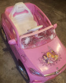 6-Volt Battery-Powered Mercedes-Benz Ride-On Car with Disney Princess Design Magic Cars 5