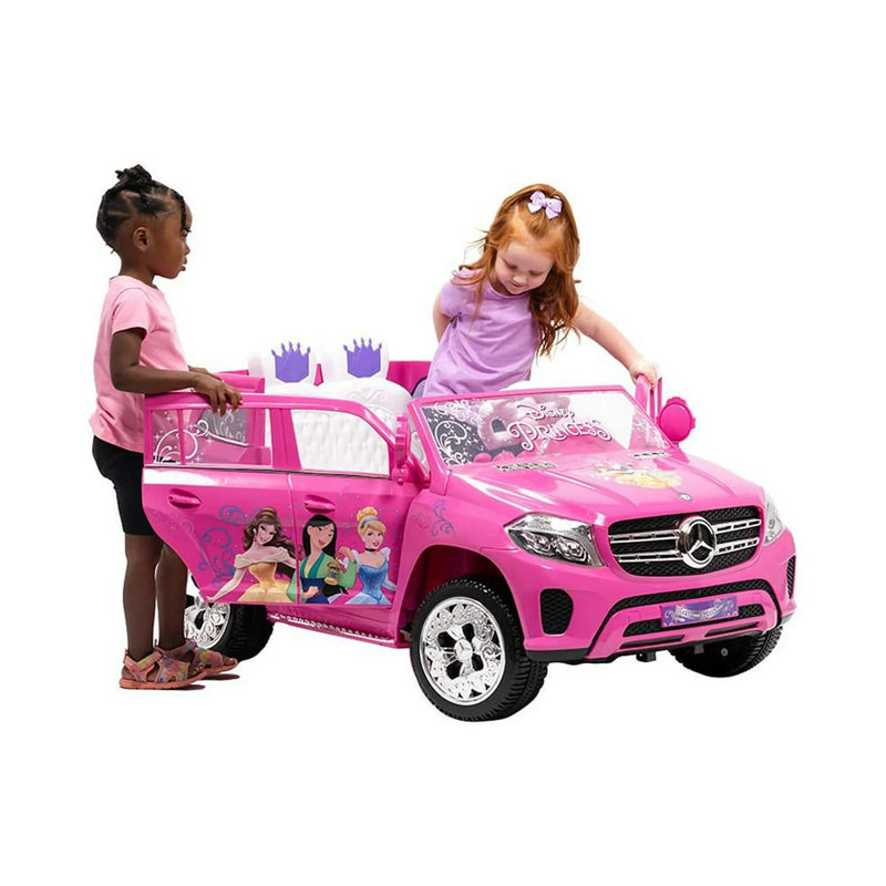 Disney Princess Mercedes GLS 12V Battery Ride-On Car for Kids Ages 3+ Magic Cars 2