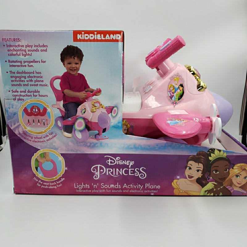 Princess Helicopter Ride-On Toy with Lights and Sounds for Ages 1-3 Magic Cars 12