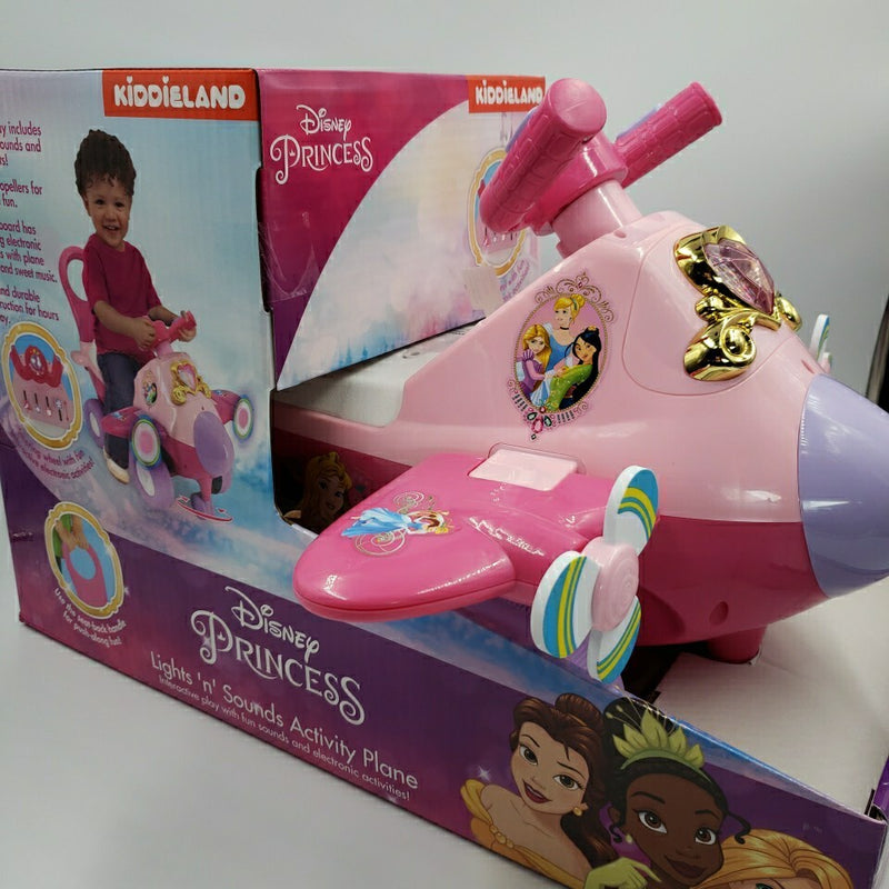Princess Helicopter Ride-On Toy with Lights and Sounds for Ages 1-3 Magic Cars 16
