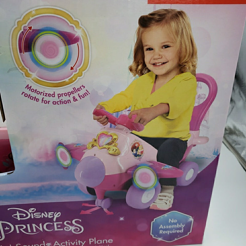 Princess Helicopter Ride-On Toy with Lights and Sounds for Ages 1-3 Magic Cars 6