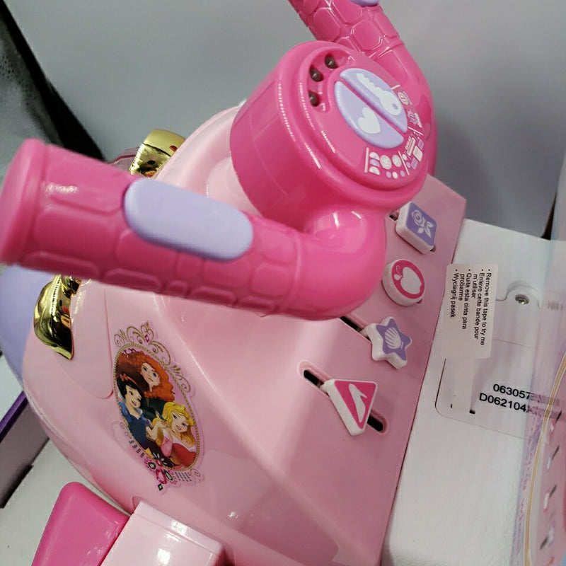 Princess Helicopter Ride-On Toy with Lights and Sounds for Ages 1-3 Magic Cars 8