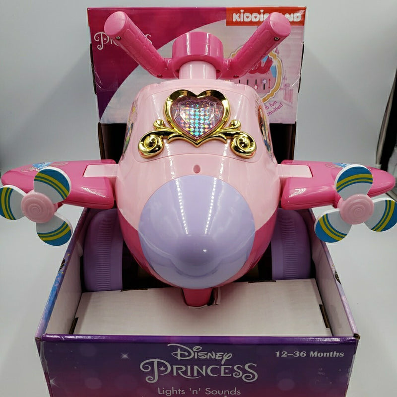 Princess Helicopter Ride-On Toy with Lights and Sounds for Ages 1-3 Magic Cars Variant 0