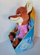 Disney Zootopia 2 Nick Wilde Fox Plush Toy - 14" with Over 10 Sounds & Phrases Magic Cars 3