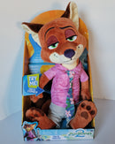 Disney Zootopia 2 Nick Wilde Fox Plush Toy - 14" with Over 10 Sounds & Phrases Magic Cars Variant 0