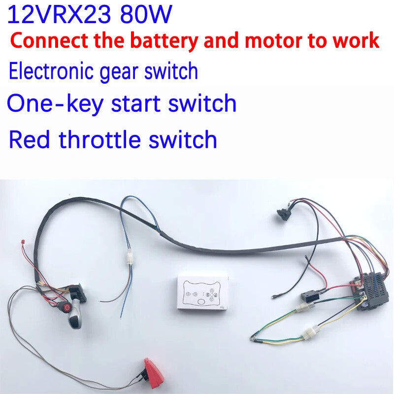 24V 200W Wire Harness Set for Children's Electric Ride-On Car Accessories Magic Cars 7