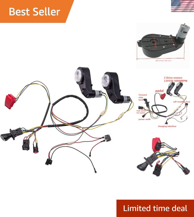 DIY Electric Car Kit Accessories for Kids Gearbox Wires and Custom Speed Control Magic Cars 0