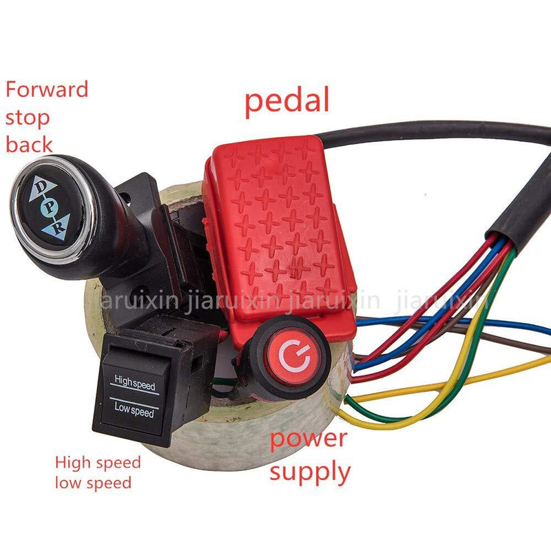 DIY Electric Toy Car Parts with Wires and Accessories for Kids Ride-On Toys Magic Cars 2