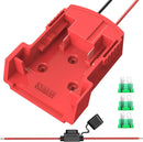 DIY Power Wheels Adapter for Milwaukee 18V Batteries with Waterproof Fuse Included Magic Cars 2