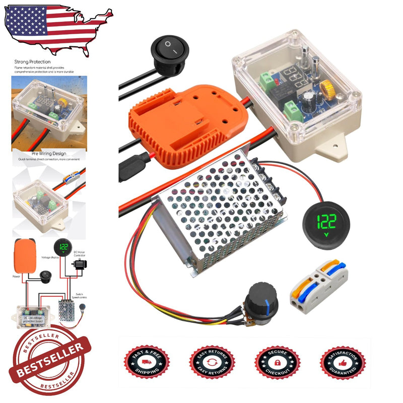 DIY RC 18V Power Wheel Adapter Kit with Adjustable Voltage and Protection Magic Cars 0