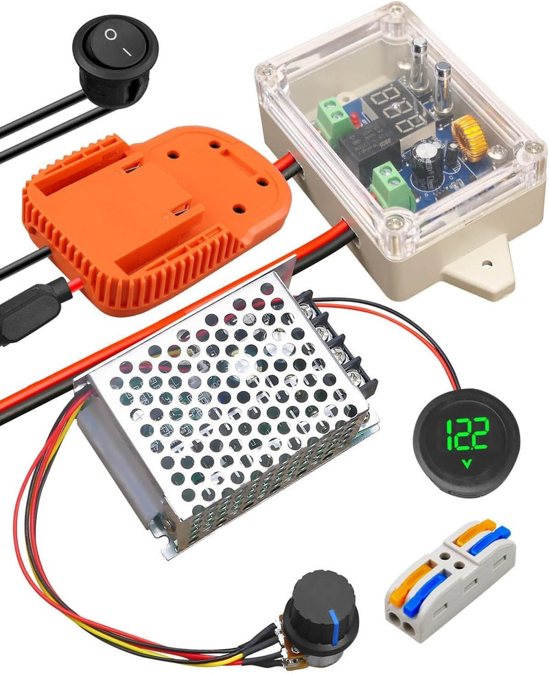 DIY RC 18V Power Wheel Adapter Kit with Adjustable Voltage and Protection Magic Cars 2