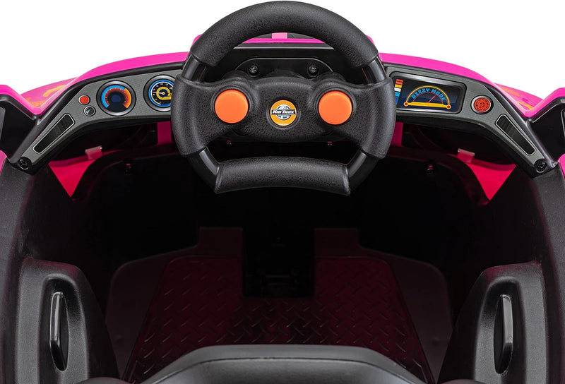 Dizzy Racers Ride-On Car for Kids Ages 2-5 with 6 Volt Battery and 66 lbs Weight Capacity Magic Cars 7