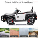 12V V-Powered Dodge Challenger Ride-On Car with Remote Control SRT Hellcat Police Design Magic Cars 3