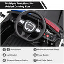 12V V-Powered Dodge Challenger Ride-On Car with Remote Control SRT Hellcat Police Design Magic Cars 4