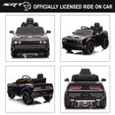 Remote Control Dodge Challenger SRT Hellcat 12V Scat Pack Ride-On Car with Wide Body Magic Cars 4