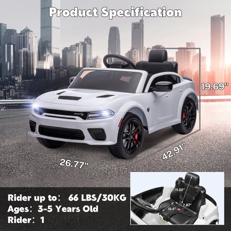12V Powered Ride-On Toy Car with Remote Control, MP3, and LED Lights for Kids Magic Cars 10