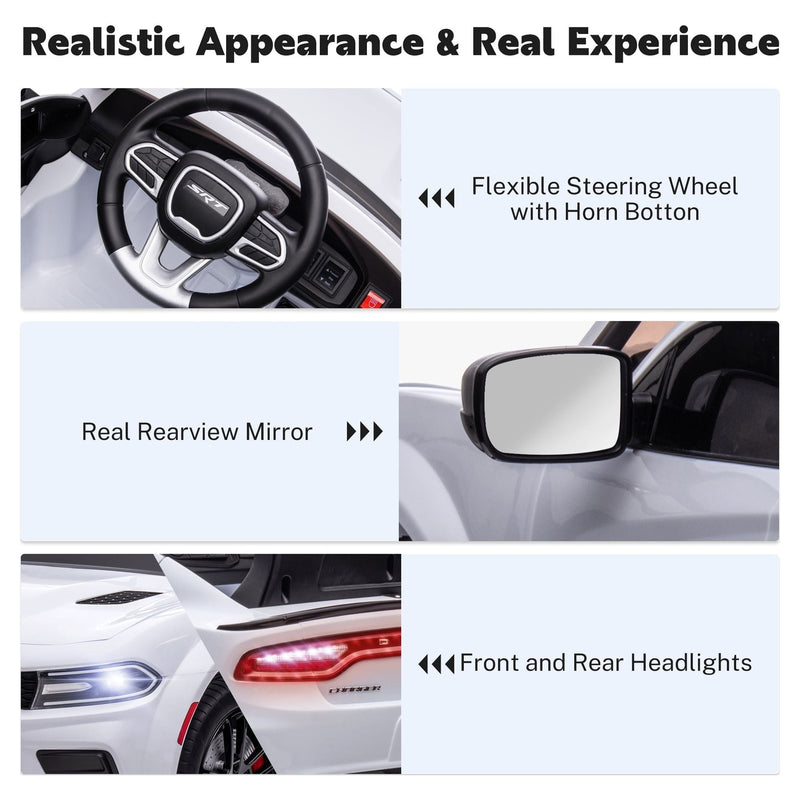 12V Powered Ride-On Toy Car with Remote Control, MP3, and LED Lights for Kids Magic Cars 5