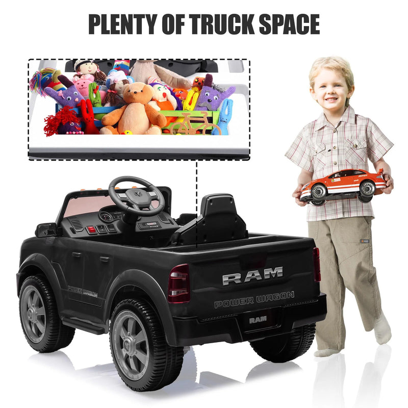 12V Dodge RAM Ride-On Car with Remote Control and Rear Wheel Suspension Magic Cars 6