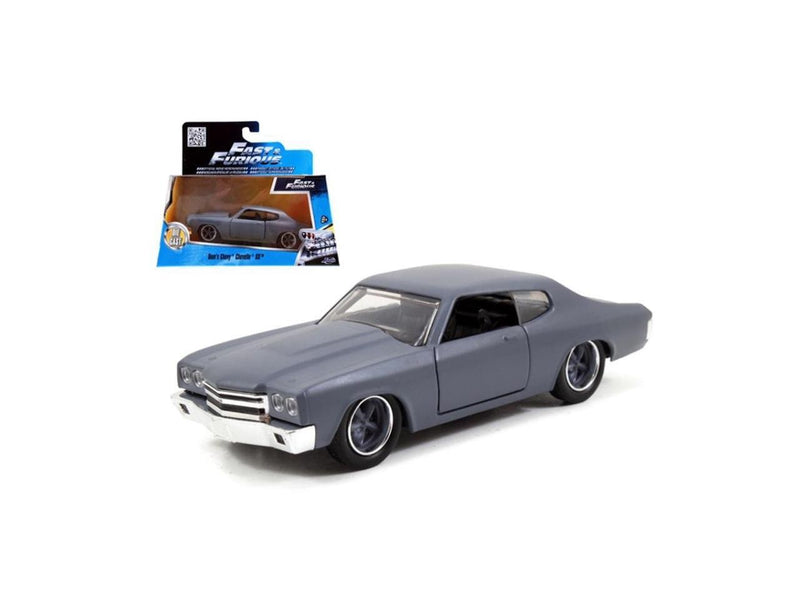 1:32 Scale Diecast Model of Grey Chevrolet Chevelle SS from Fast and Furious Movie Magic Cars 2