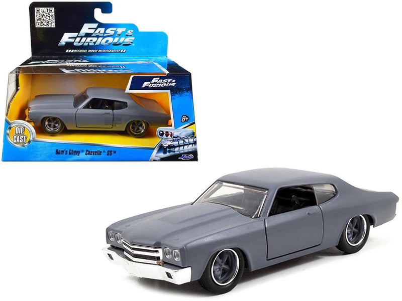 1:32 Scale Diecast Model of Grey Chevrolet Chevelle SS from Fast and Furious Movie Magic Cars 4