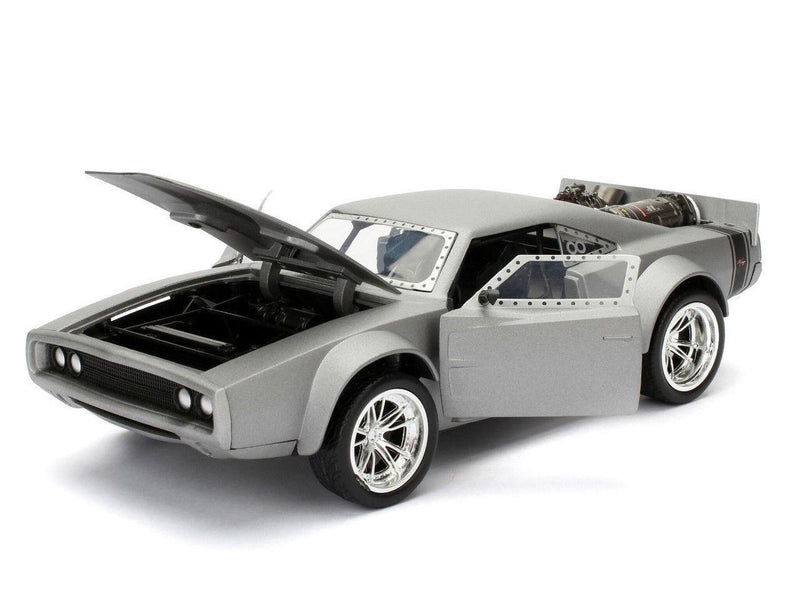 1/24 Diecast Model of Dom's Dodge Ice Charger from Fast & Furious F8 Movie by Jada Magic Cars 1