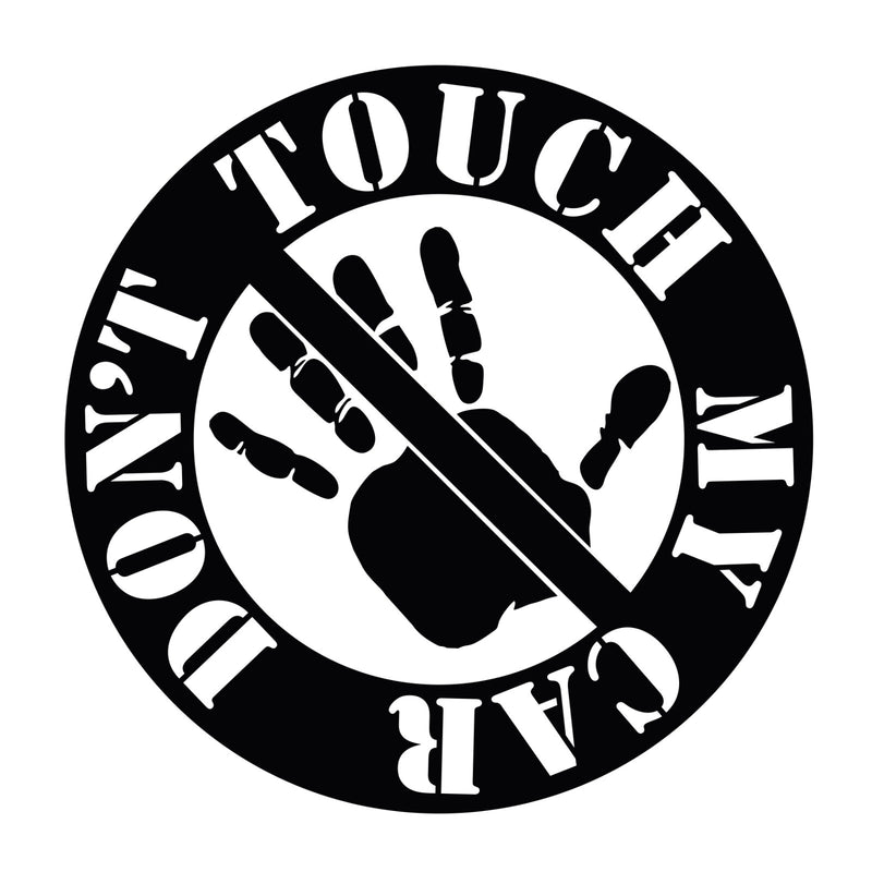 Touch My Car JDM Vinyl Decal Sticker for Laptop and Motorbike Magic Cars 0
