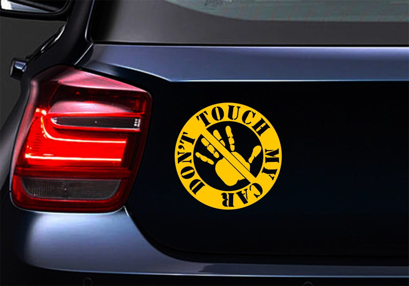 Touch My Car JDM Vinyl Decal Sticker for Laptop and Motorbike Magic Cars 6