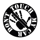 Touch My Car JDM Vinyl Decal Sticker for Laptop and Motorbike Magic Cars Variant 0