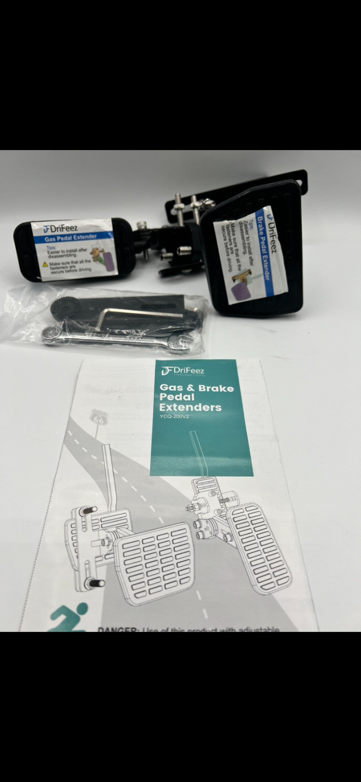 Short Gas and Brake Pedal Extenders for Kids' Ride-On Cars and Go Carts Magic Cars 1