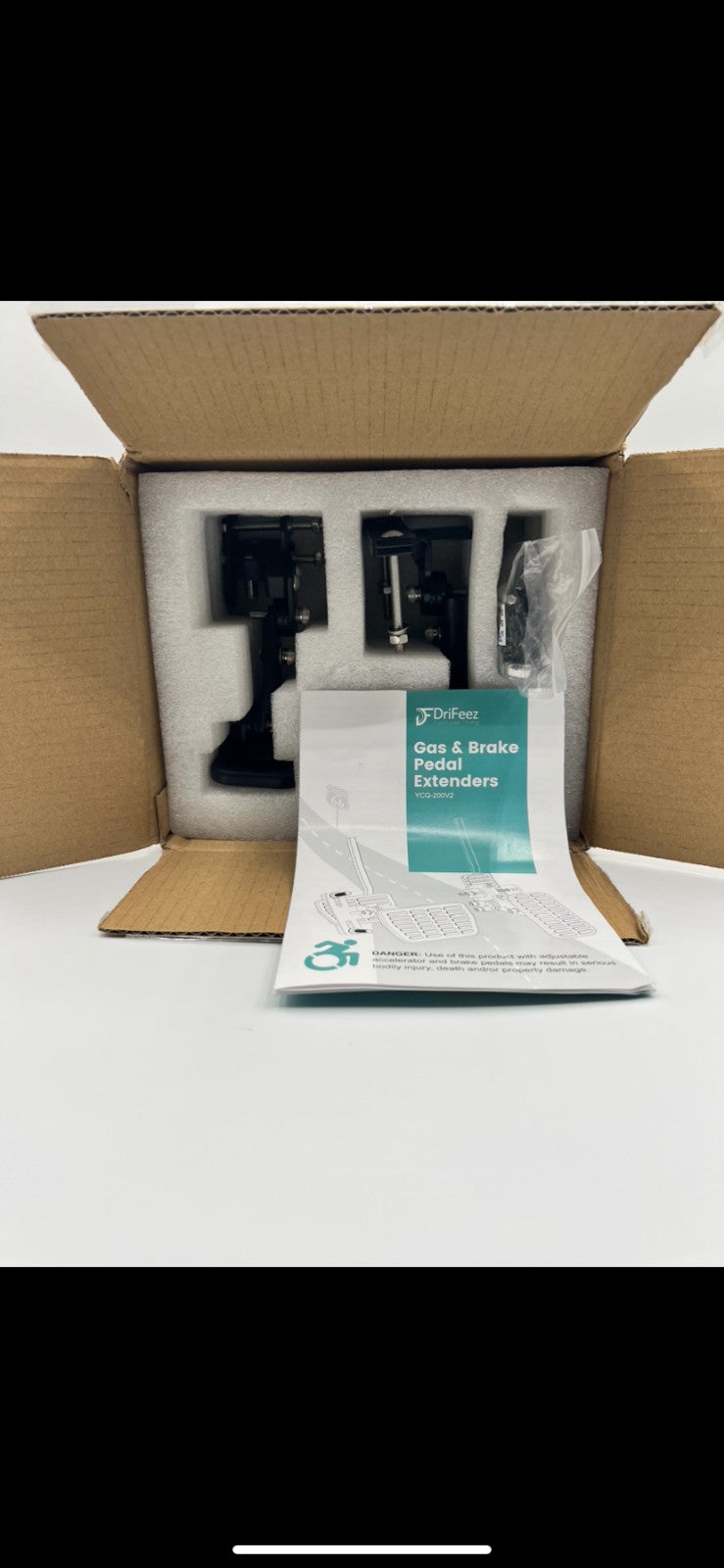 Short Gas and Brake Pedal Extenders for Kids' Ride-On Cars and Go Carts Magic Cars Variant 0