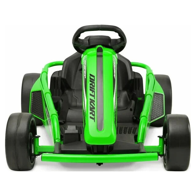 24V Battery-Powered Drift Go-Kart Ride-On Vehicle for Ages 8+ Green Magic Cars 1
