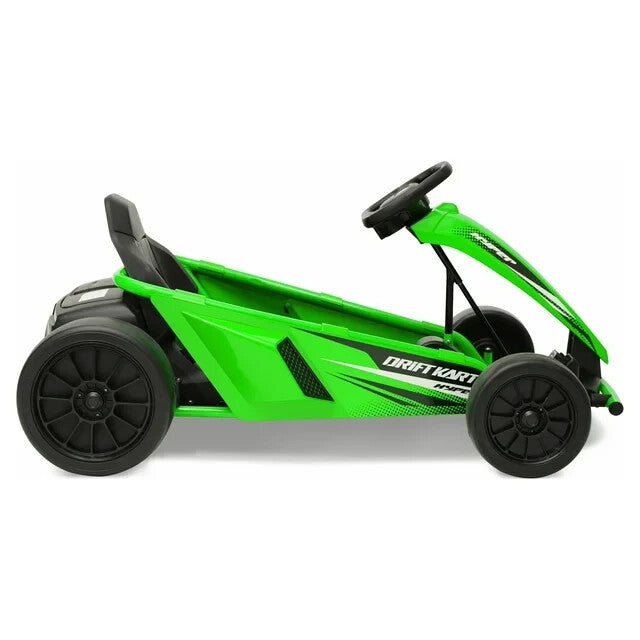 24V Battery-Powered Drift Go-Kart Ride-On Vehicle for Ages 8+ Green Magic Cars 3