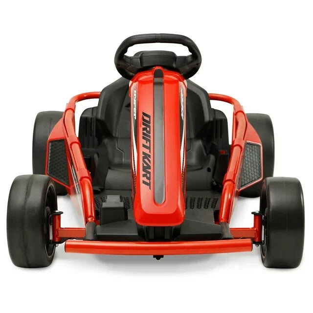 24V Battery-Powered Drift Go-Kart Ride-On Vehicle for Kids 8+ Red Magic Cars 7