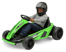 24V Battery-Powered Green Drift Go-Kart Ride-On Vehicle for Kids Magic Cars Variant 0