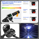 Drift Trike with Light, Adjustable Seat, High Impact Pneumatic Wheels Tricycle Magic Cars 11