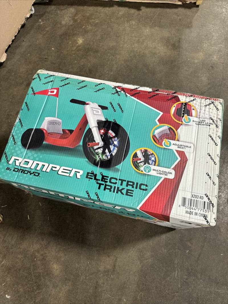 Electric Red Ride-On Trike for Kids with Powered Motor Magic Cars 0