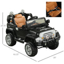 6V Dual AA Battery Electric Off-Road Kids Ride-On Jeep Truck with Remote Control and MP3 Magic Cars 1